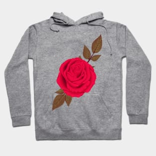 Red Rose Hoodie